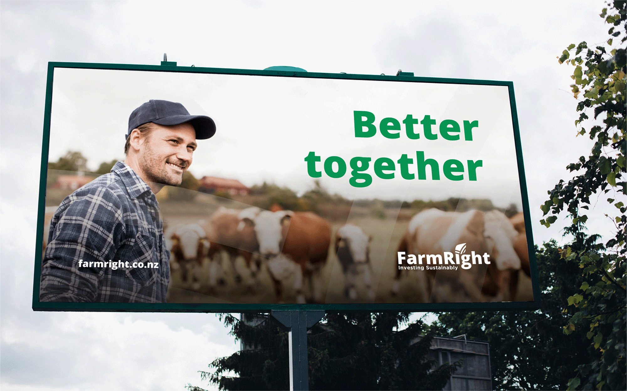 FarmRight billboard mockup