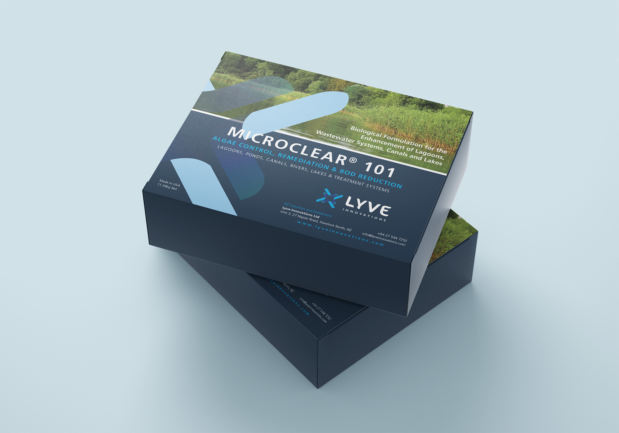 Lyve boxes mockup